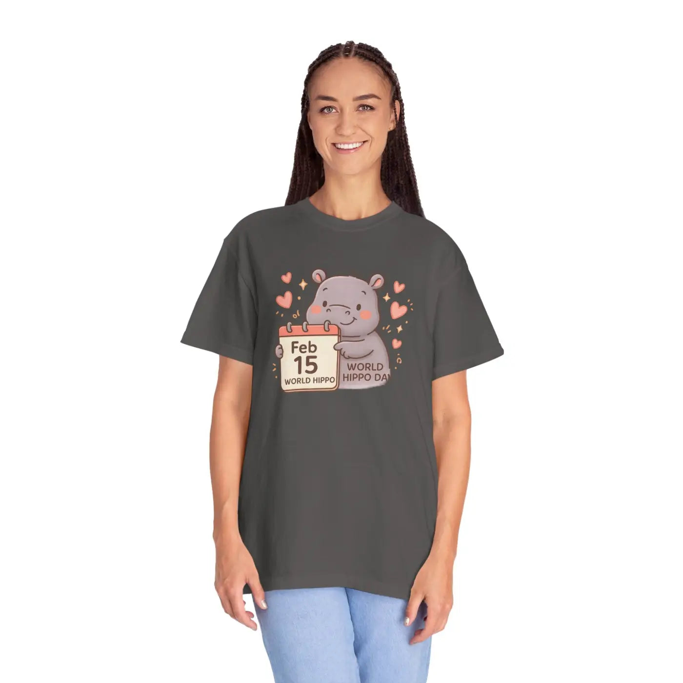 Sunny Hippo Parade Tee - Ultra Soft Comfort - DipaliZ