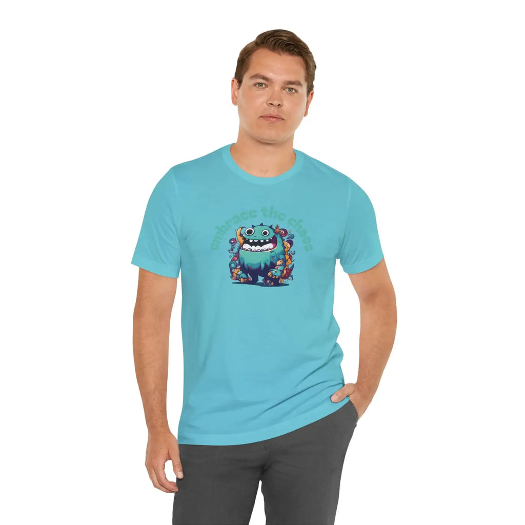 Cute Monster Tee - Soft Cotton Unisex Shirt - DipaliZ