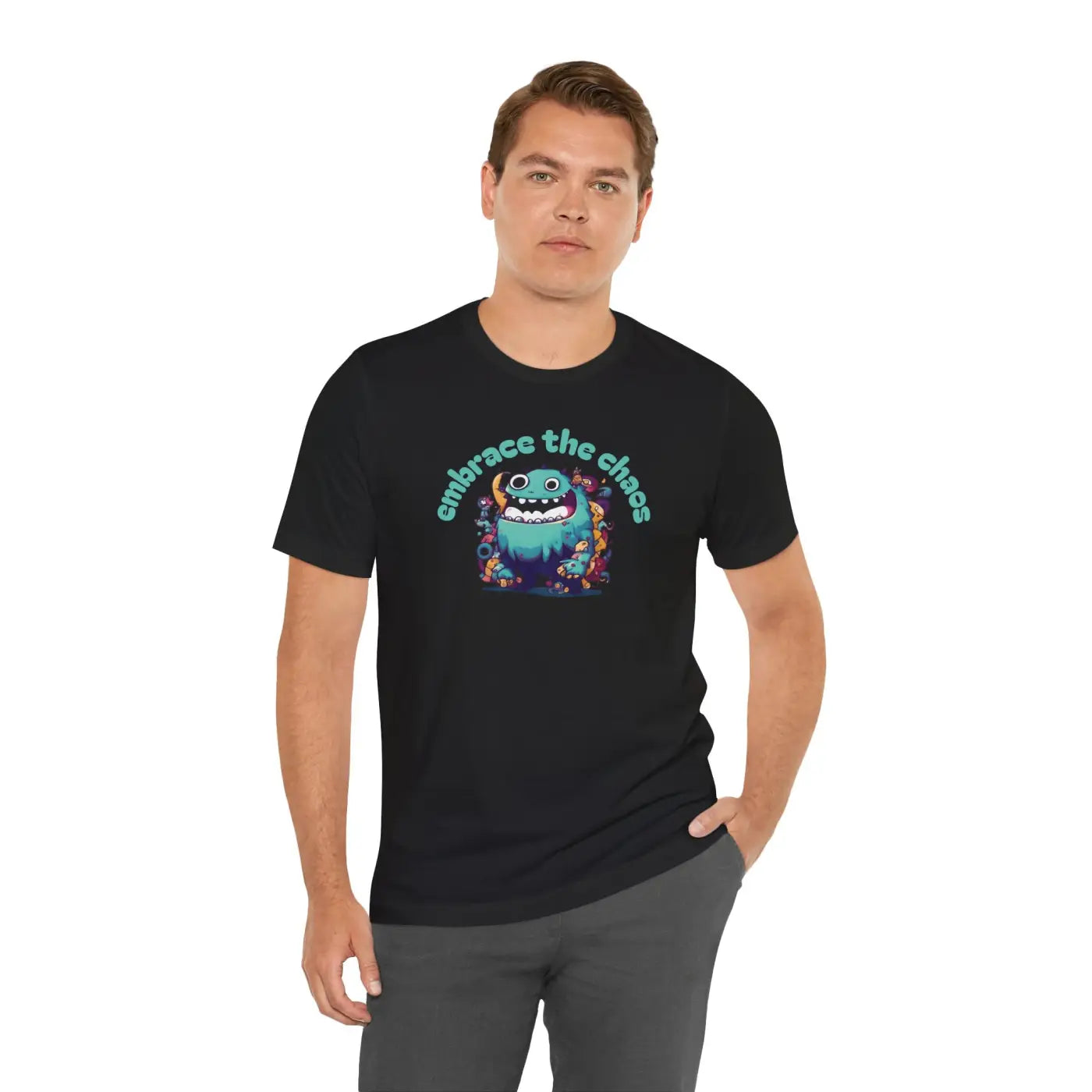 Cute Monster Tee - Soft Cotton Unisex Shirt - DipaliZ