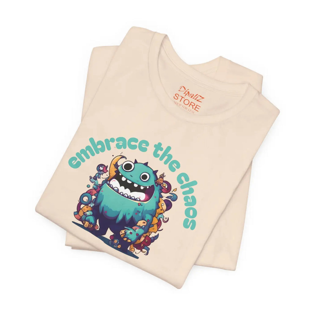 Cute Monster Tee - Soft Cotton Unisex Shirt - DipaliZ