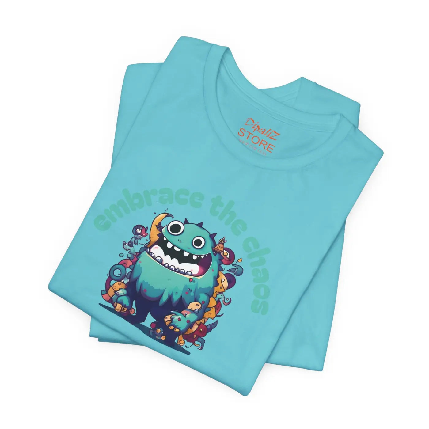 Cute Monster Tee - Soft Cotton Unisex Shirt - DipaliZ
