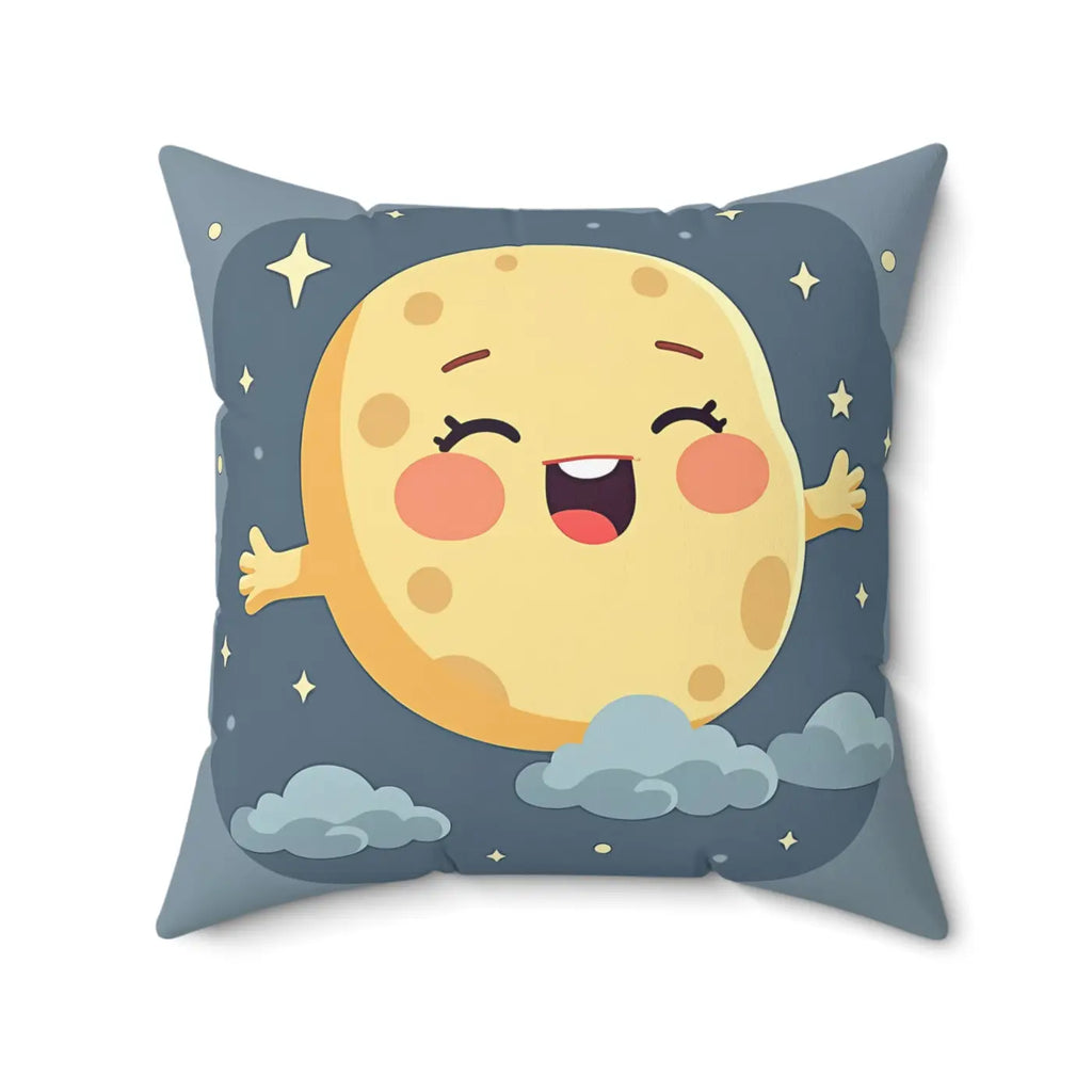 Stars Pillow - Cute Moon Cozy Decorative Cushion - DipaliZ