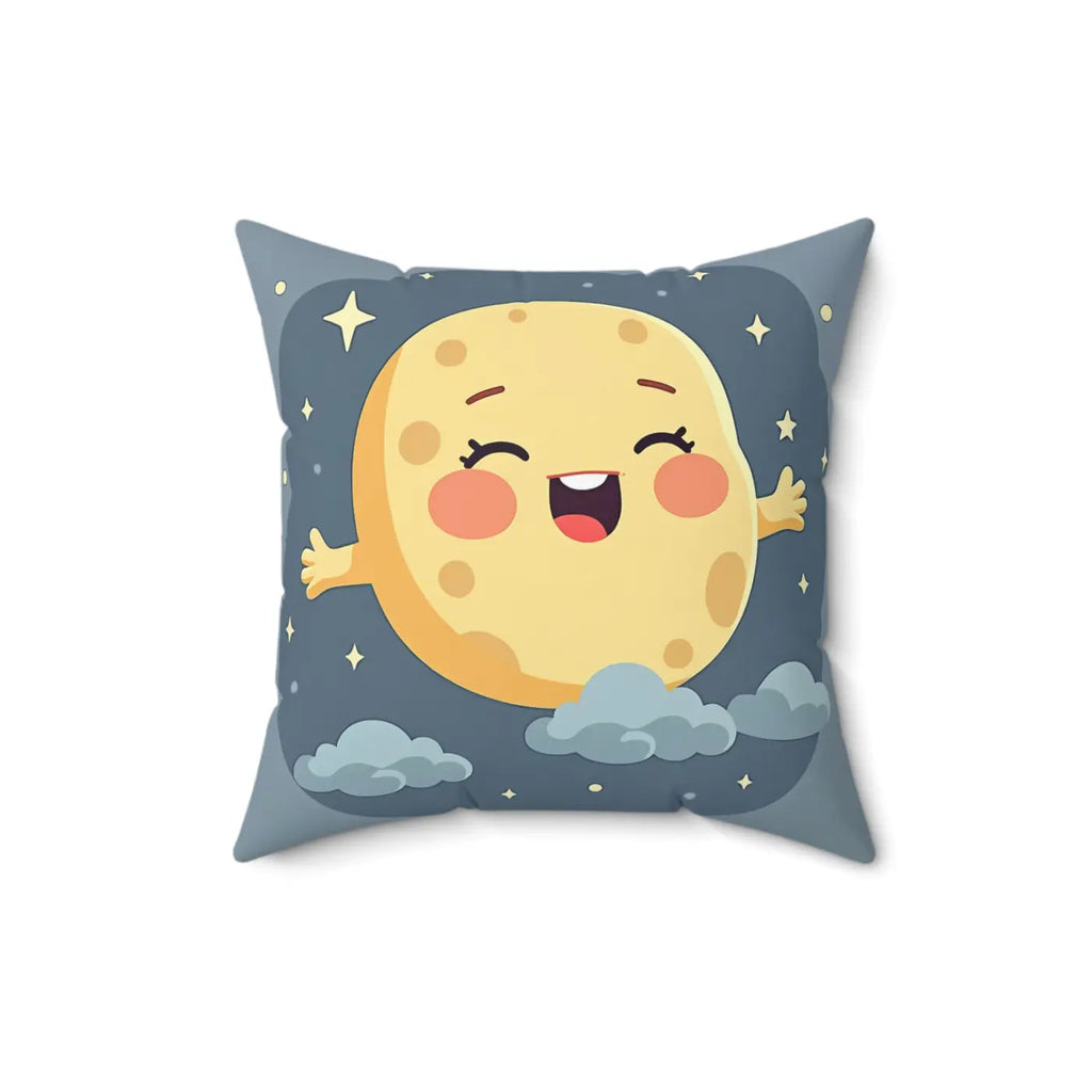 Stars Pillow - Cute Moon Cozy Decorative Cushion - DipaliZ