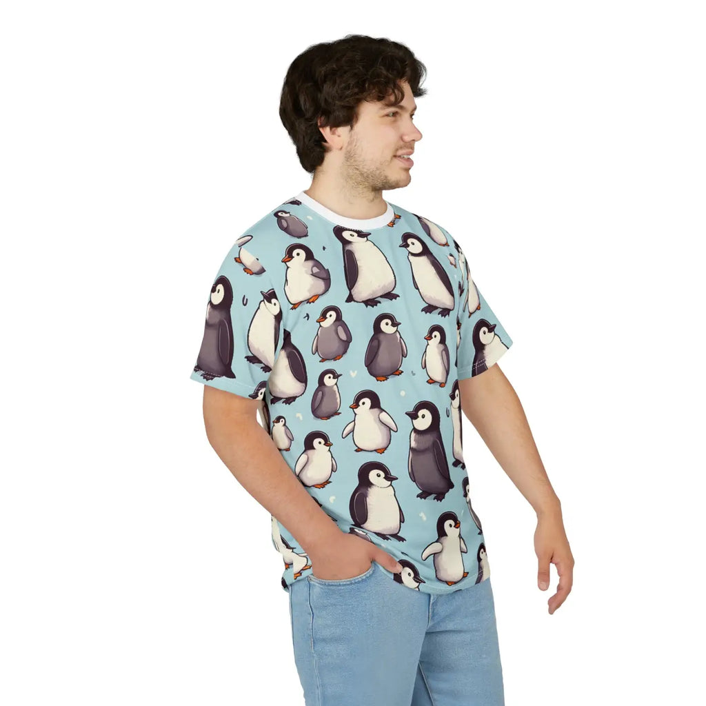 Cute Penguin Unisex Tee - Animal Lovers Casual Wear - DipaliZ