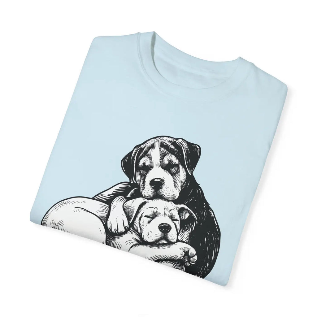 Cute Puppy Love Unisex Garment-Dyed T-Shirt - DipaliZ