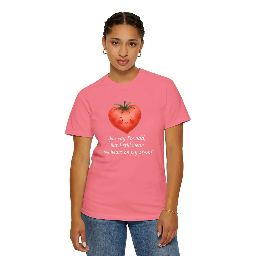 Quirky Tomato Tee - Cute Unisex Comfort Wear - DipaliZ