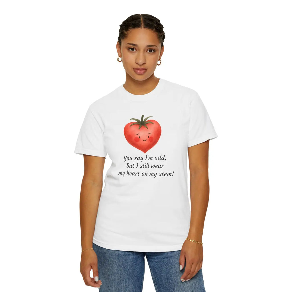 Quirky Tomato Tee - Cute Unisex Comfort Wear - DipaliZ