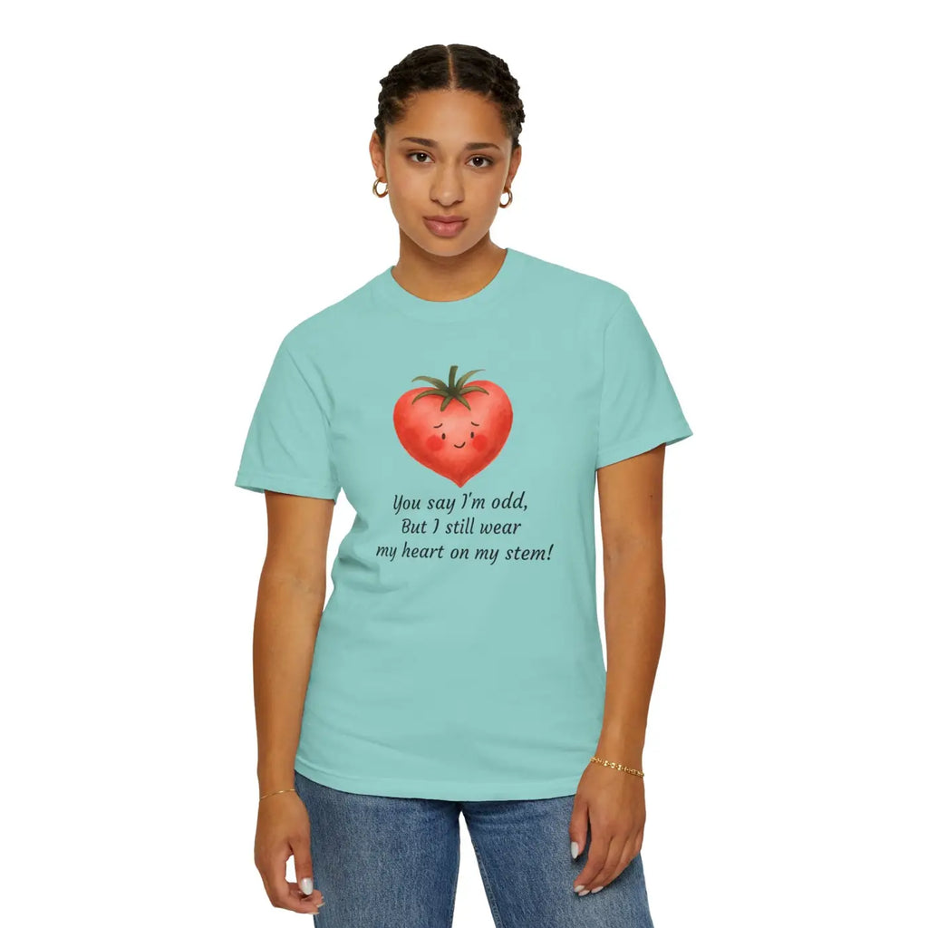 Quirky Tomato Tee - Cute Unisex Comfort Wear - DipaliZ