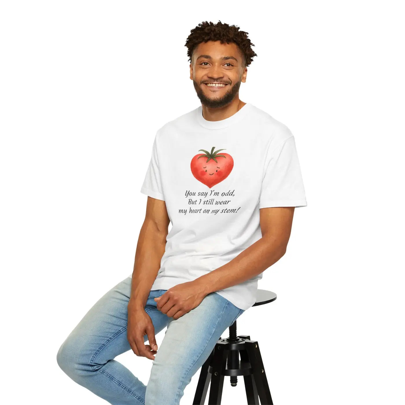 Quirky Tomato Tee - Cute Unisex Comfort Wear - DipaliZ
