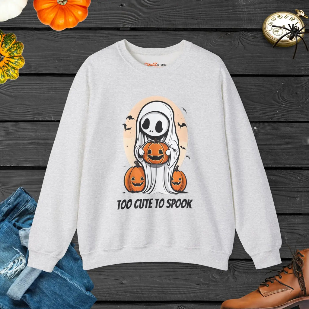 Ghost Sweatshirt - Heavy Blend Crewneck Fall Comfort - DipaliZ