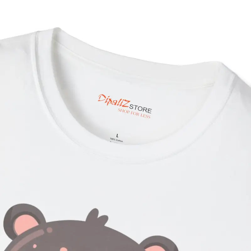 Cute Teddy Bear Softstyle T Shirt - Unisex Cotton Tee - DipaliZ