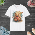 Cute Teddy Bear Softstyle T Shirt - Unisex Cotton Tee - DipaliZ