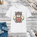 Cute Teddy Bear Softstyle T Shirt - Unisex Cotton Tee - DipaliZ