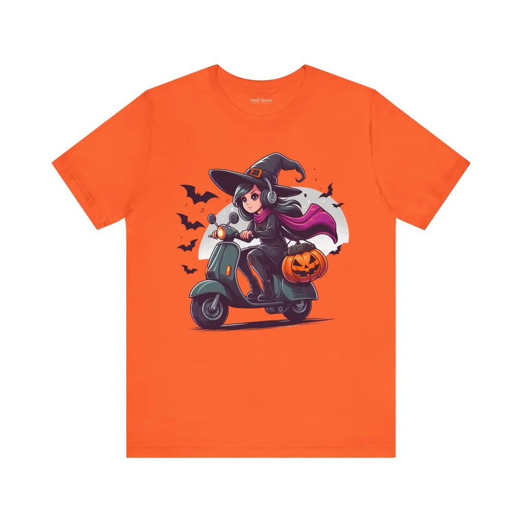 Witchy Scooter Vibes Unisex Tee - Halloween Style - DipaliZ