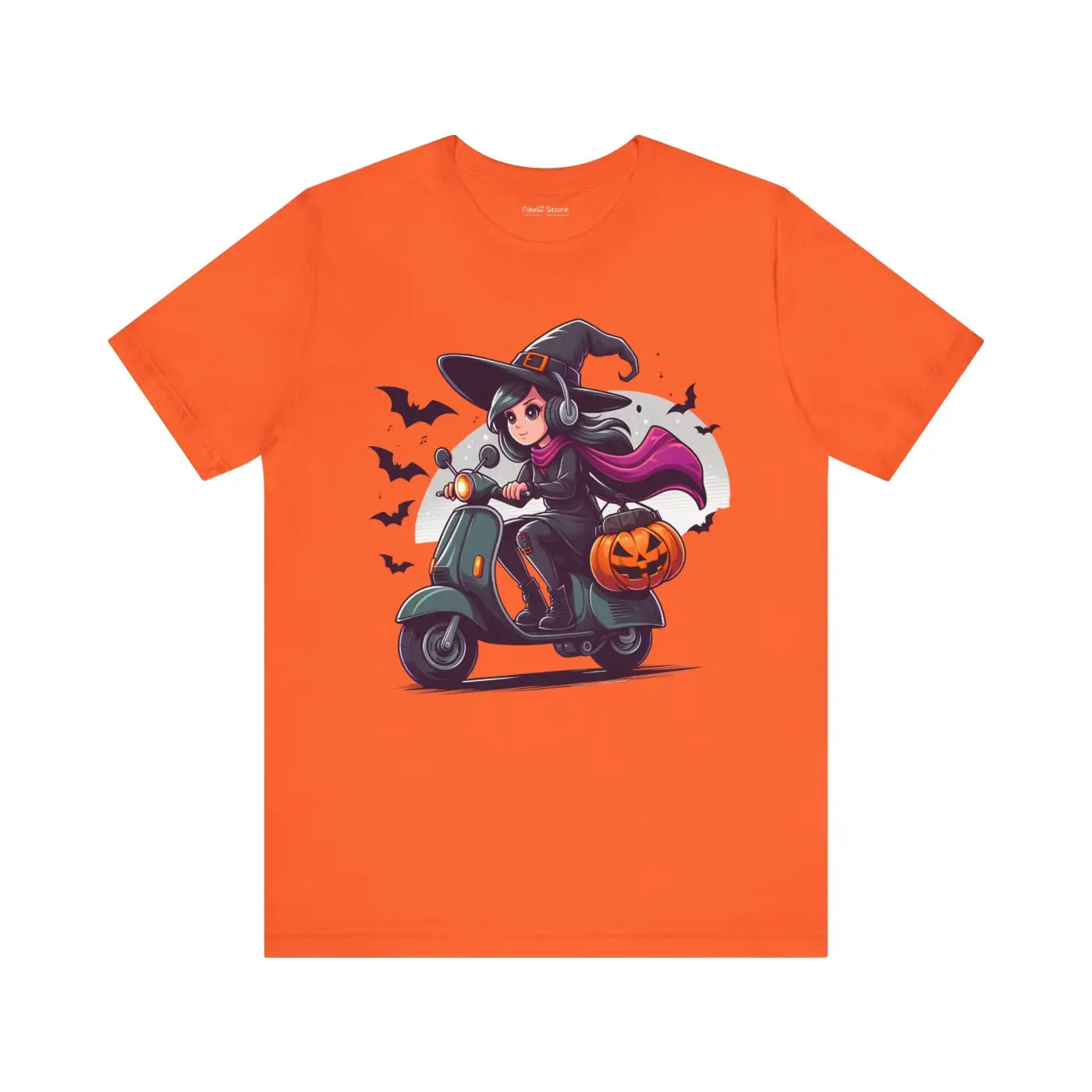 Witchy Scooter Vibes Unisex Tee - Halloween Style - DipaliZ