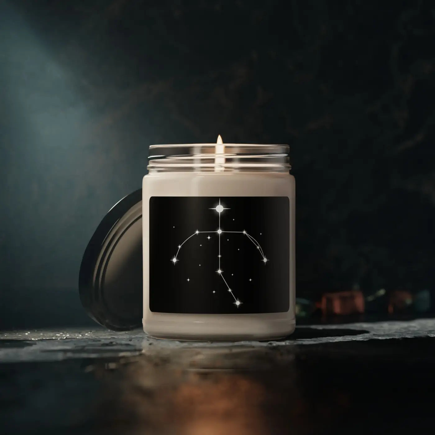 Night Sky Scented Soy Candle - Minimalist Constellation - DipaliZ
