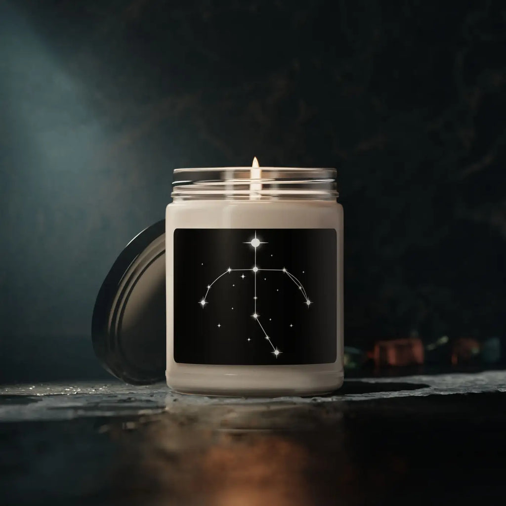 Night Sky Scented Soy Candle - Minimalist Constellation - DipaliZ