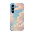 Samsung Tough Phone Case Blue Sky And Clouds