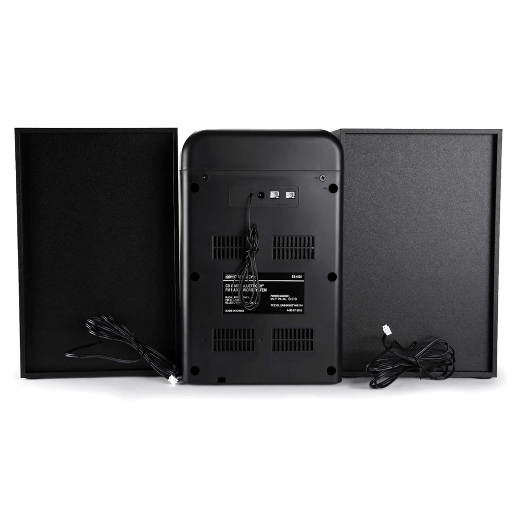 Emerson CD & MP3 Bluetooth FM Radio Microsystem w Aux Jack and Streaming Options
