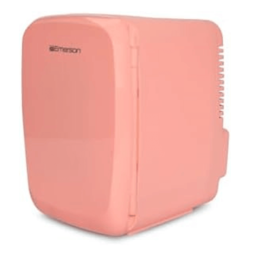 Emerson Portable Mini Fridge Cooler Quiet w Secure Latch and Holds up to 6 Cans