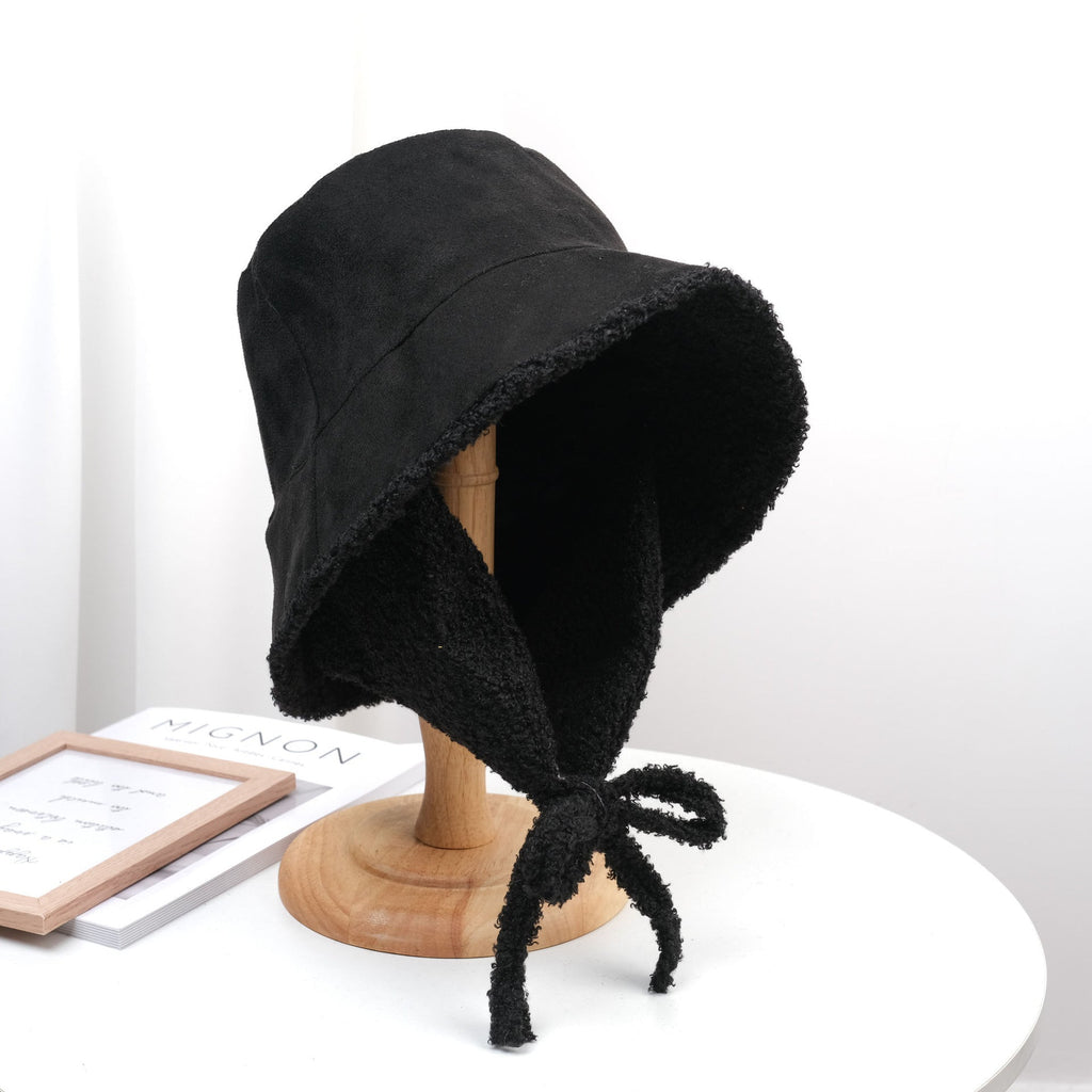 Korean Ear Protector Lamb Suede Suede