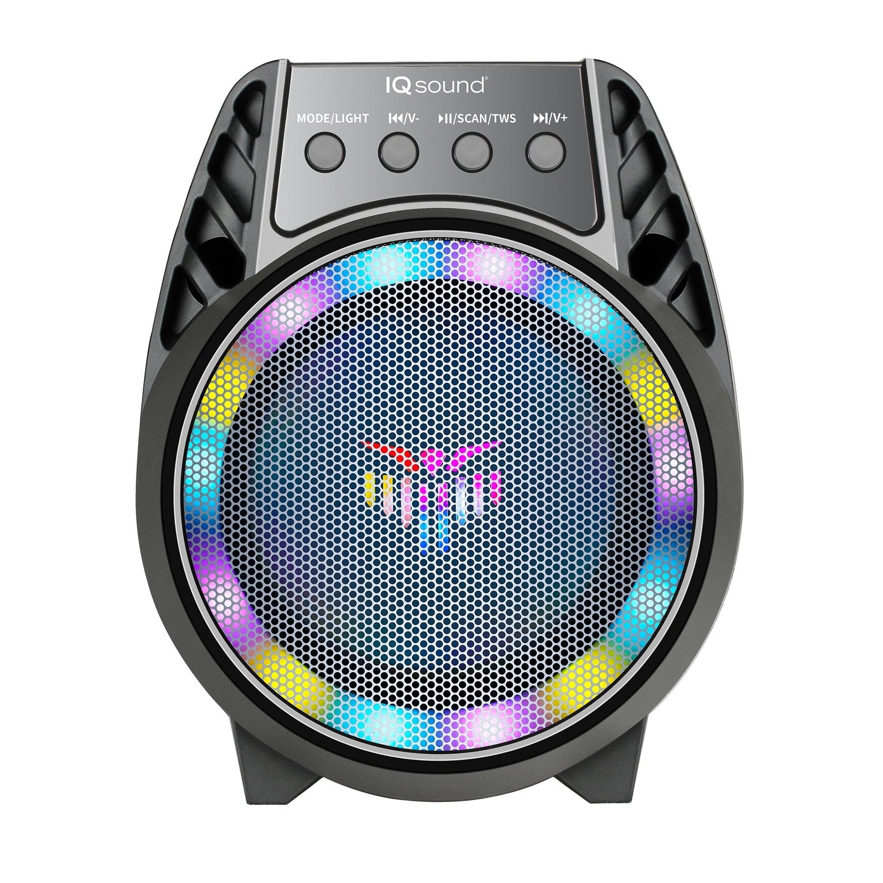 Supersonic 4" Bluetooth TWS Party Speaker w LED Lights & Multi-Connectivity