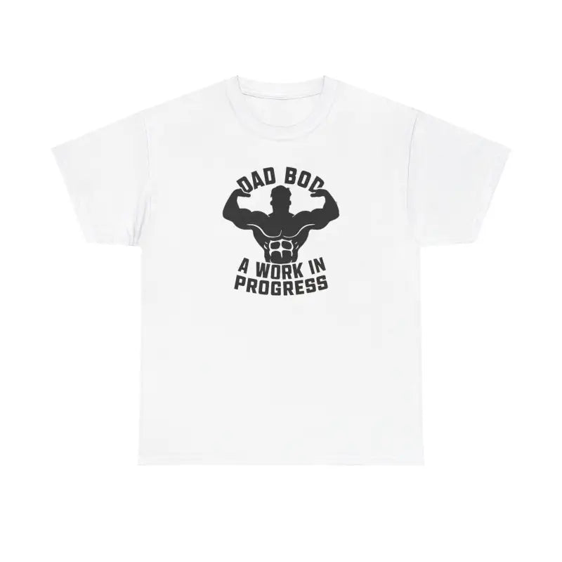 Heavy Cotton Tee - Itch-Free Dad Bod Comfort - DipaliZ