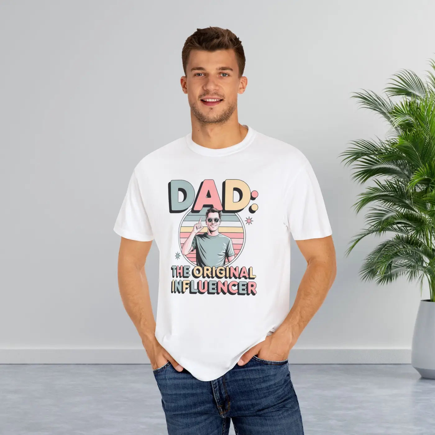Funny Dad Tee - Ultimate Comfort for Dad Influencer - DipaliZ