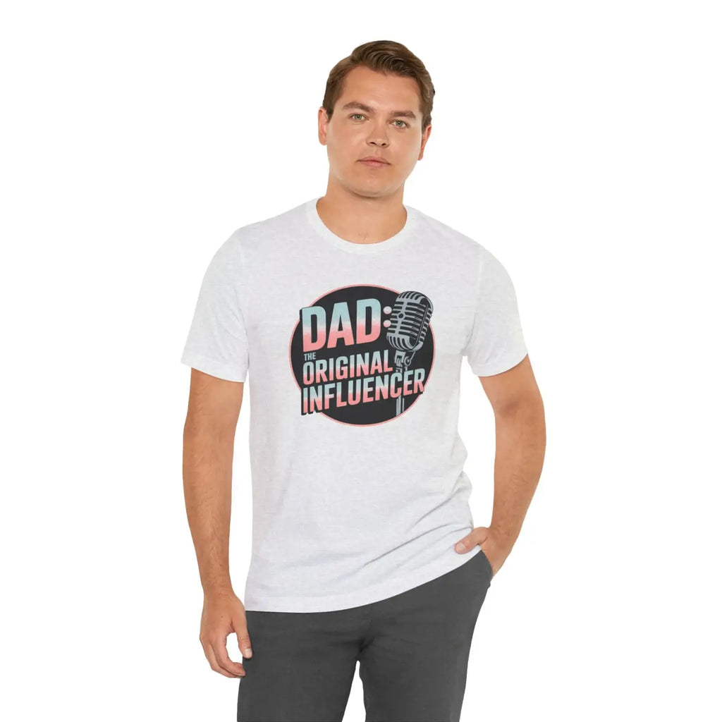 Dad Influencer Tee - Short Sleeve Unisex Jersey - DipaliZ