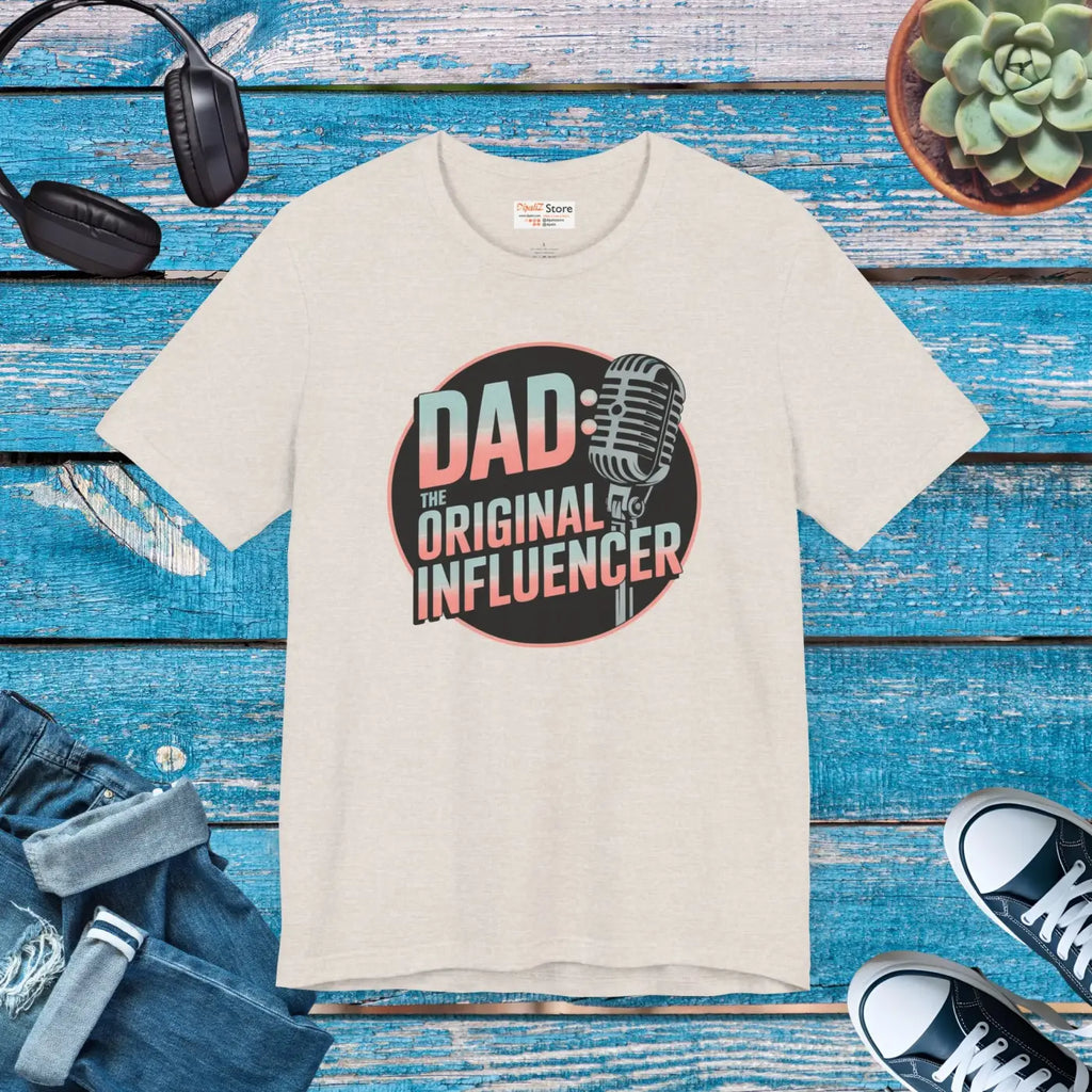 Dad Influencer Tee - Short Sleeve Unisex Jersey - DipaliZ