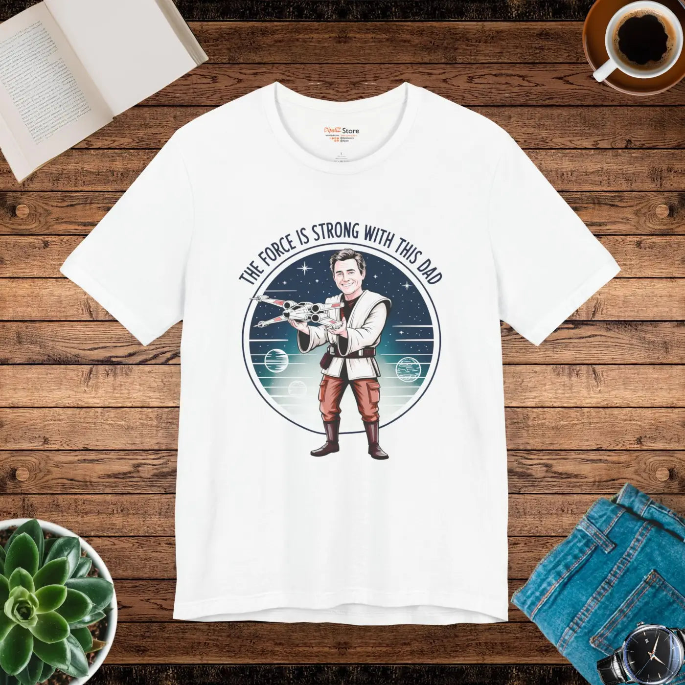 Dad Joke Tee - Pop Culture Style Relaxed Fit - DipaliZ