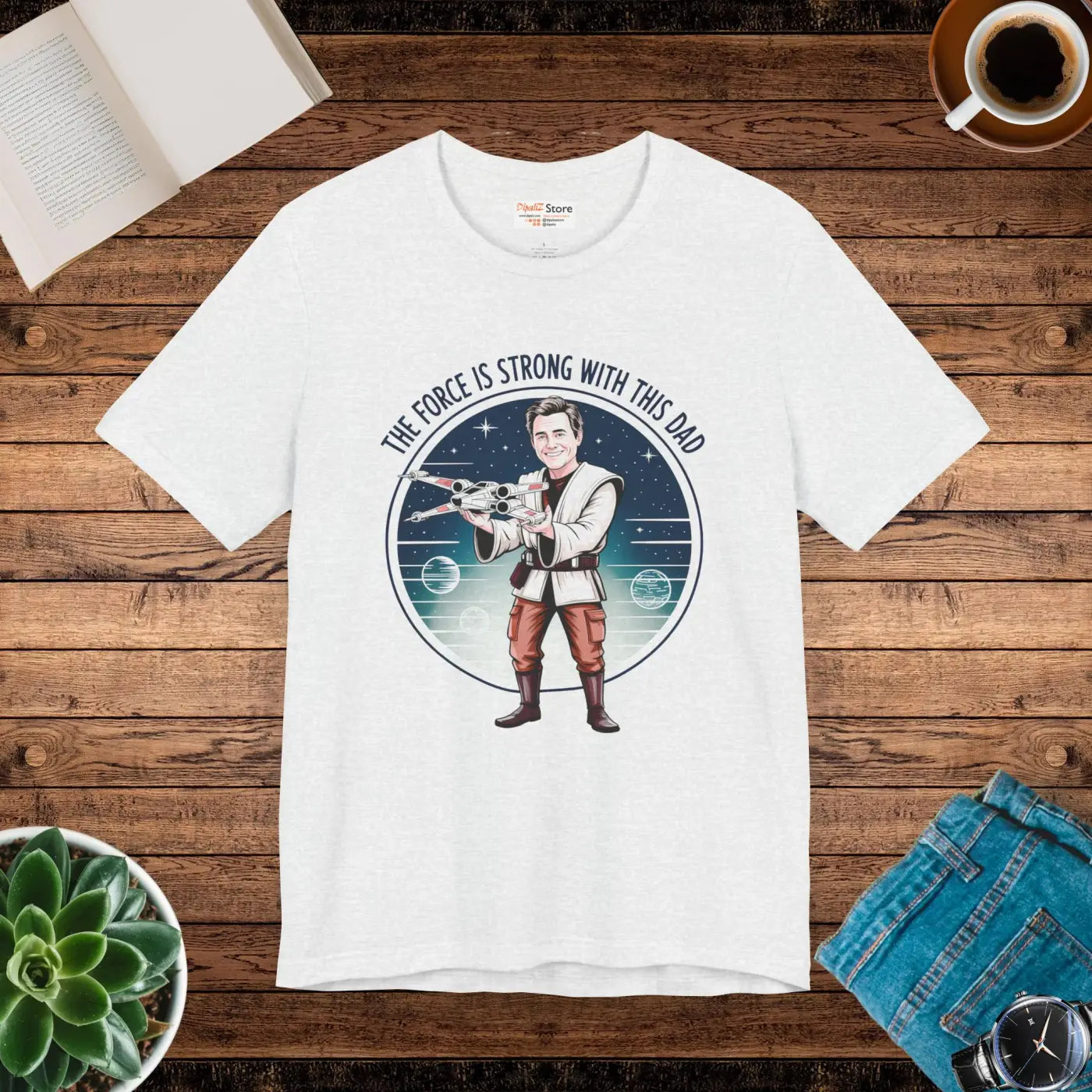 Dad Joke Tee - Pop Culture Style Relaxed Fit - DipaliZ