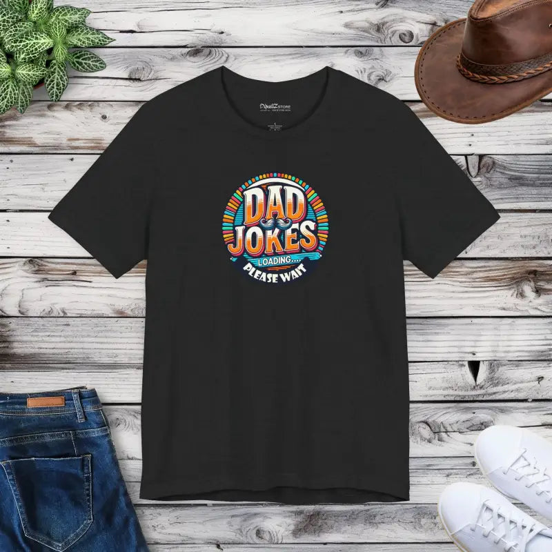Unisex Jersey Short Sleeve Tee - Dad Jokes Loading - DipaliZ