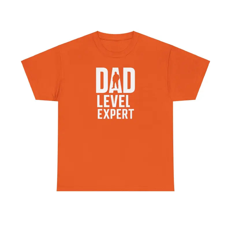 Dad Level Expert Heavy Cotton Tee - Father's Day - DipaliZ