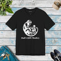Unisex Jersey Short Sleeve Tee - Dad's Little Monkey - DipaliZ