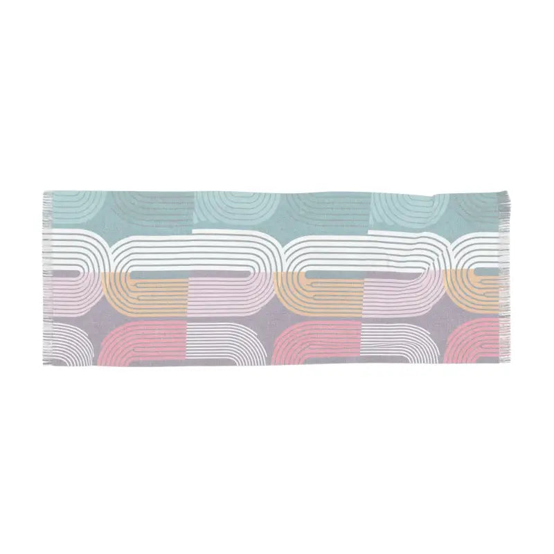 Abstract Line Striped Pattern Scarf Stole - DipaliZ