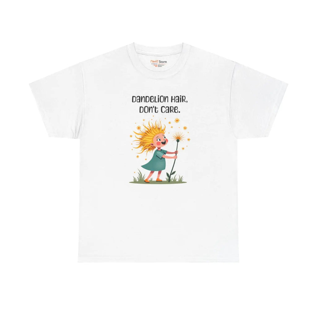 Dandelion Hair Dont Care Tee - Heavy Cotton Unisex - DipaliZ
