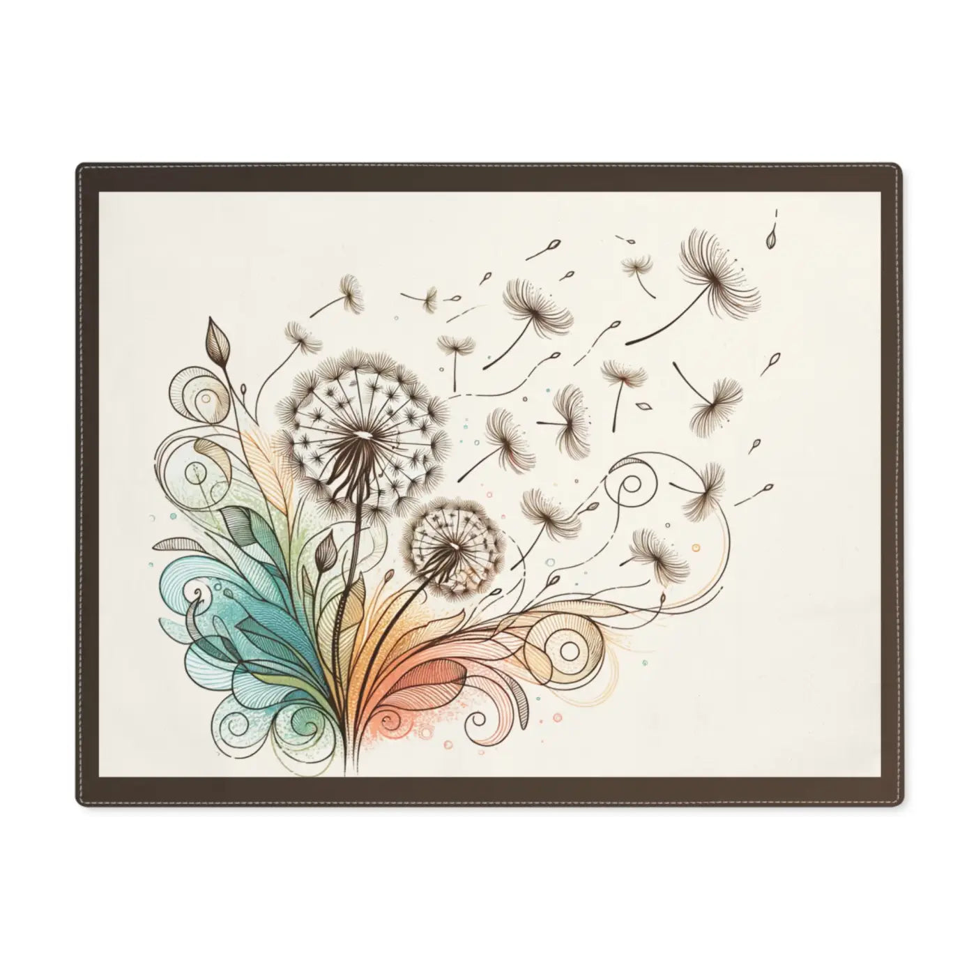 Dandelions Cotton Placemat - Eco-Friendly Gifts - DipaliZ