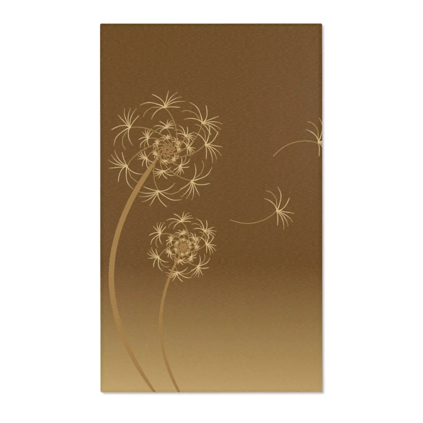 Dandelions Dispersal Area Rugs - Nature Inspired Decor - DipaliZ