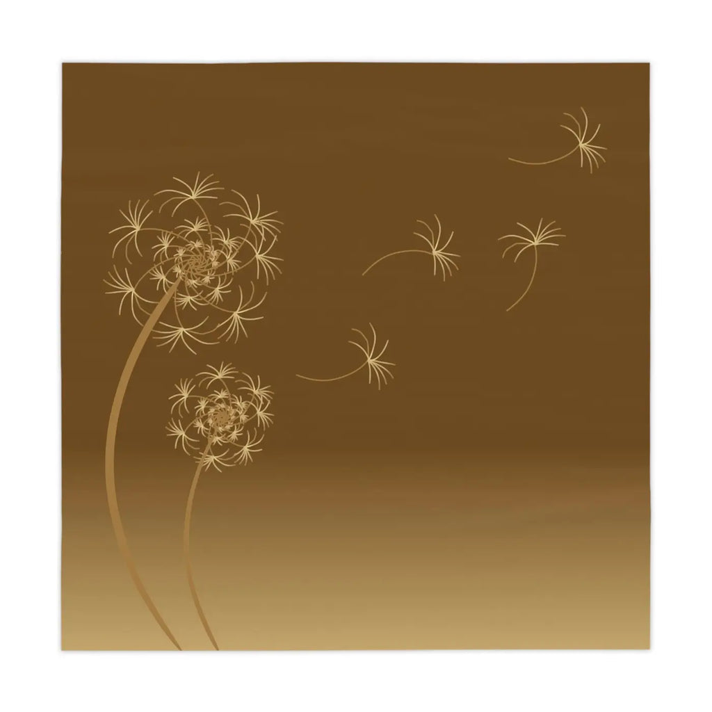 Dandelions Dispersal Tablecloth - Nature Inspired Dining - DipaliZ