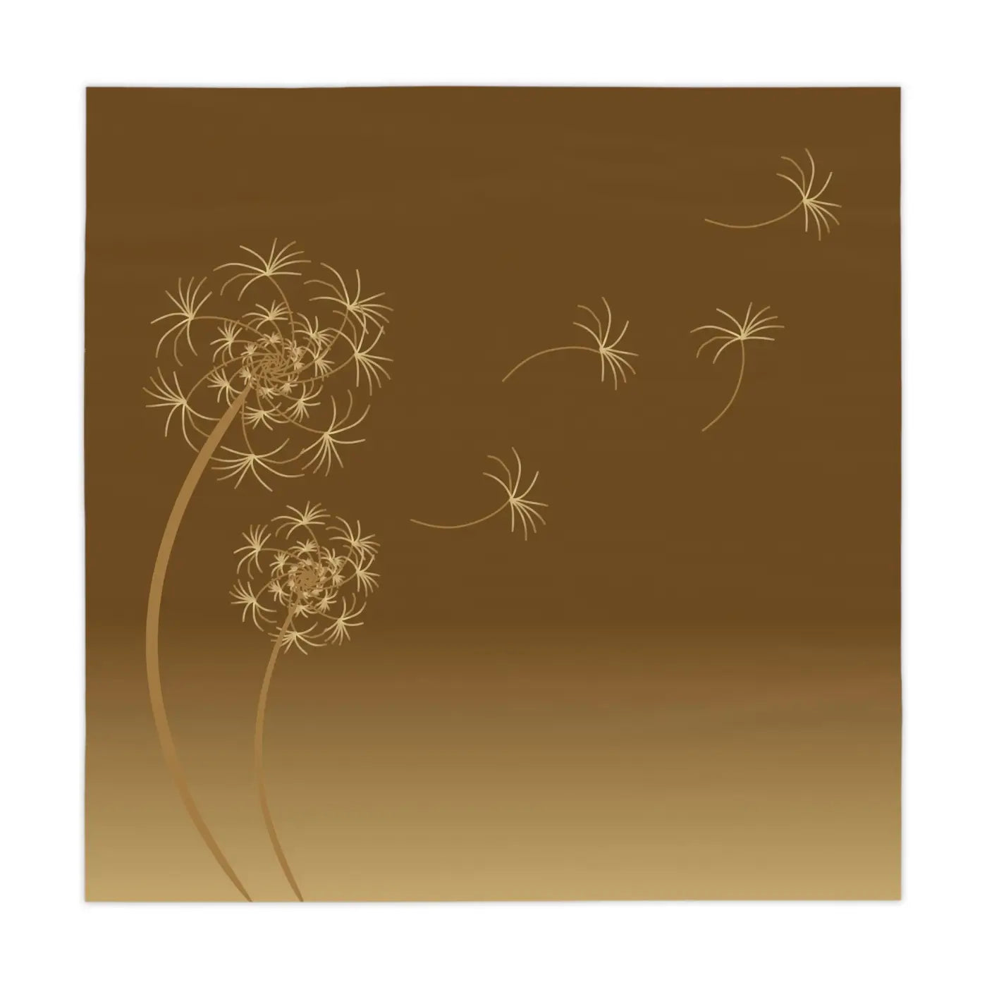 Dandelions Dispersal Tablecloth - Nature Inspired Dining - DipaliZ