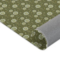 Dandelions Green Area Rugs - Polyester Chenille Design - DipaliZ