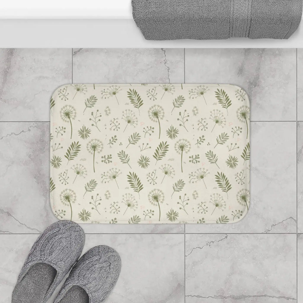 Microfiber Bath Mat - Anti-Slip Luxurious Oasis Design - DipaliZ