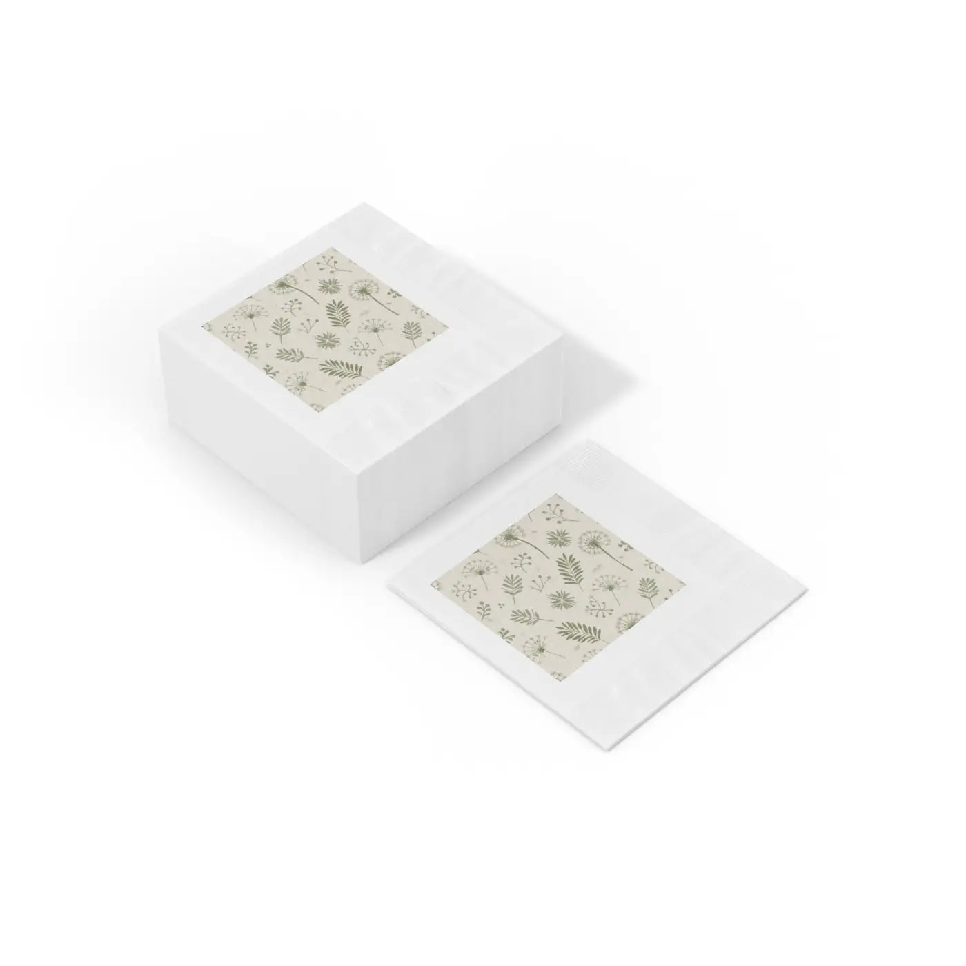 White Coined Napkins - Elegant Table Setting - DipaliZ