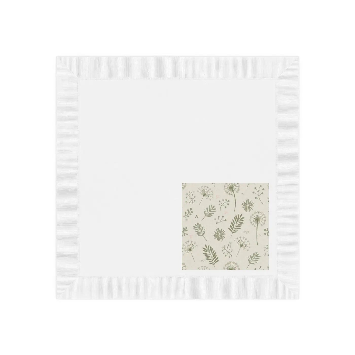 White Coined Napkins - Elegant Table Setting - DipaliZ