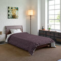 Luxurious Dandelions Comforter - Mauve Dream Design - DipaliZ