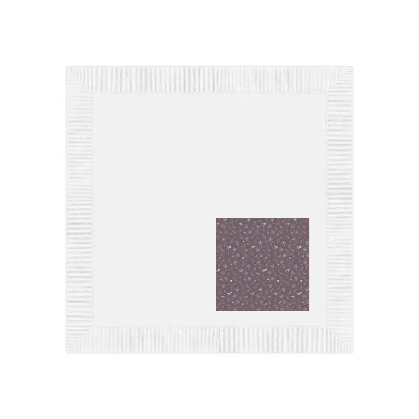 Luxe White Coined Napkins - Elegant Table Decor - DipaliZ