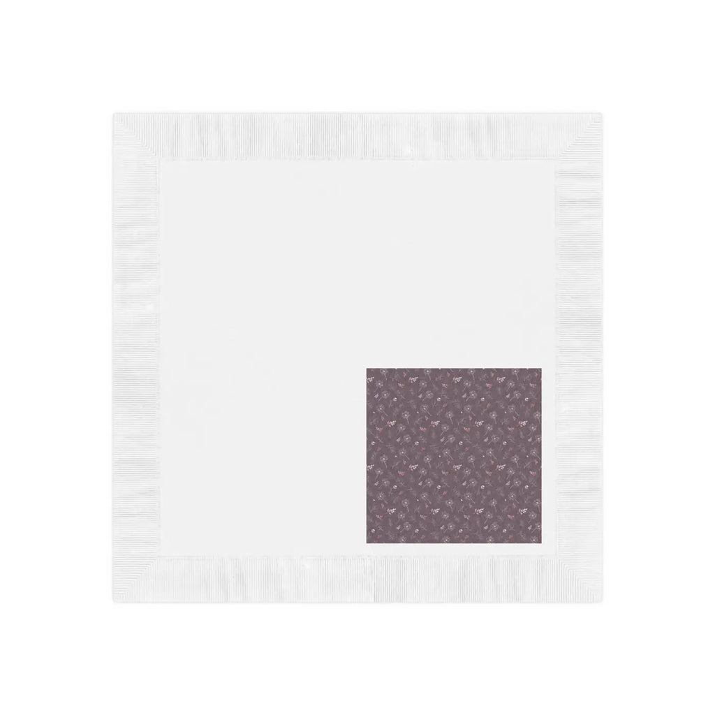Luxe White Coined Napkins - Elegant Table Decor - DipaliZ
