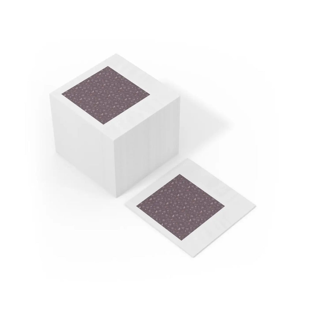 Luxe White Coined Napkins - Elegant Table Decor - DipaliZ