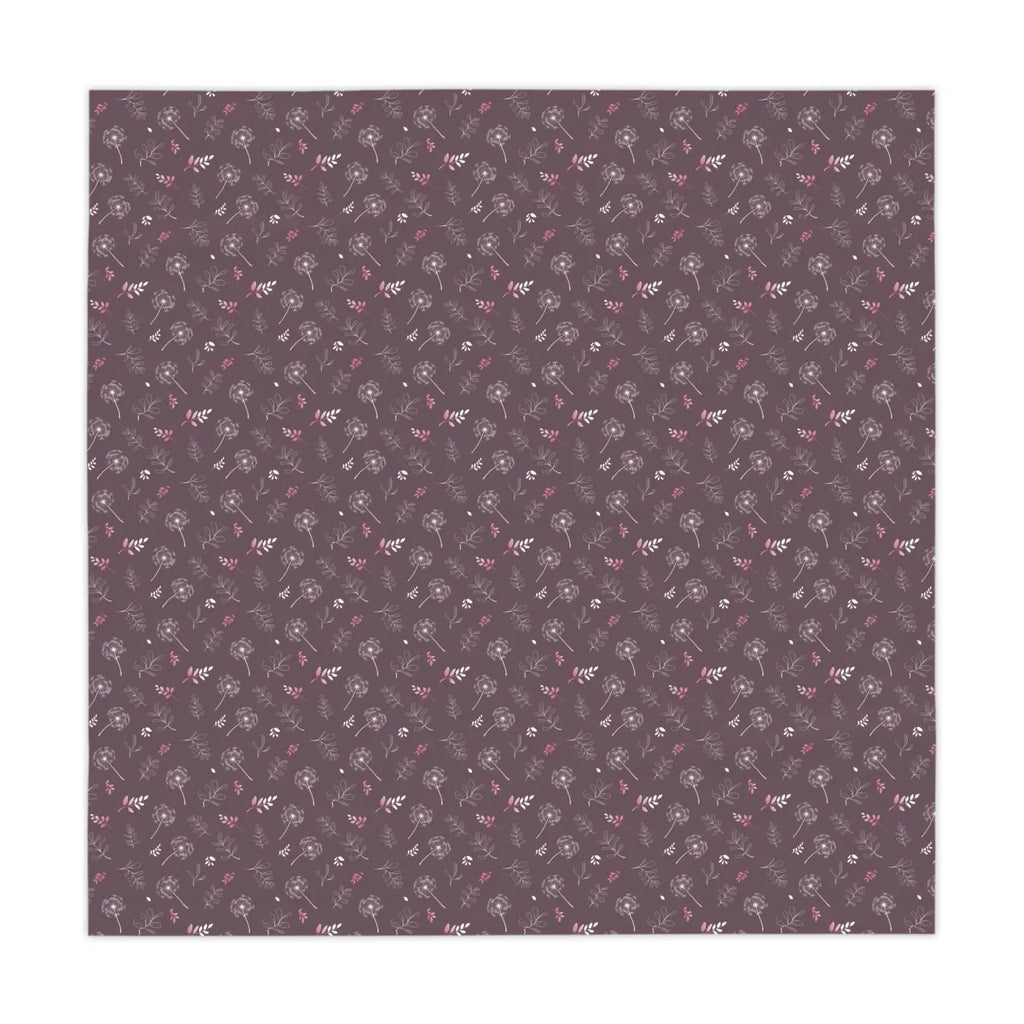 Mauve Tablecloth - Elegant One-Sided Print Polyester Fabric - DipaliZ